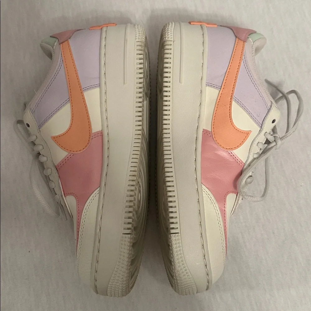 Nike Women’s Air Force 1 Shadow Orange Chalk Pink Glaze CI0919-111 Shoe Size 8.5 - Picture 11 of 15